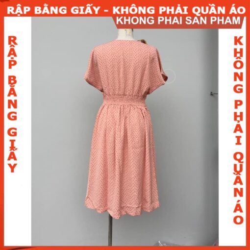 Rập giấy A0 đầm tay liền mã 875 - Hình ảnh 8