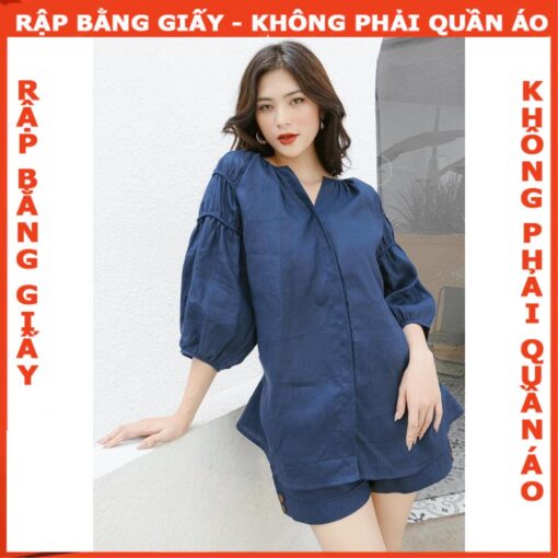 Rập giấy A0 mã 1596 - bộ linen - Hình ảnh 2