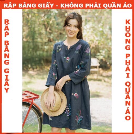 Rập giấy A0 mã 364 - đầm tay lỡ