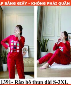 Alternative view of Rập giấy A0  bộ thun tay dài mã 1391