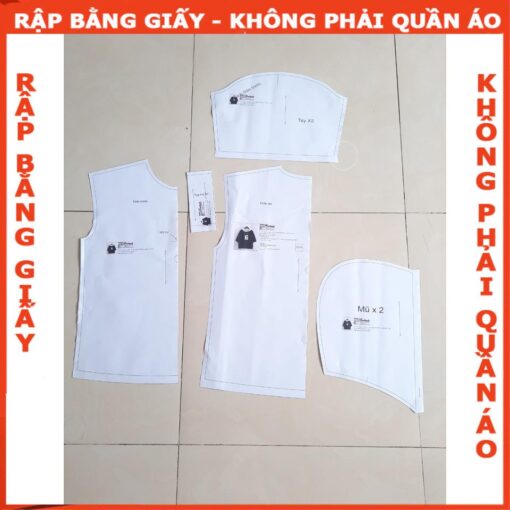 Rập giấy A0 mã 637 - rập may đầm - Hình ảnh 4