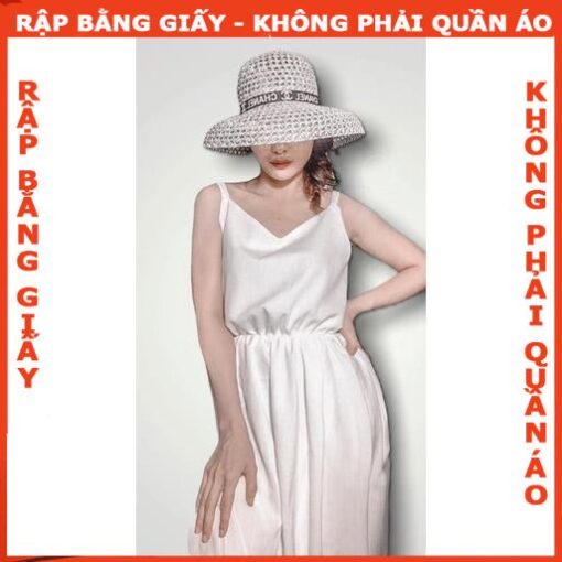 Rập giấy mã 495 - đầm maxi dây