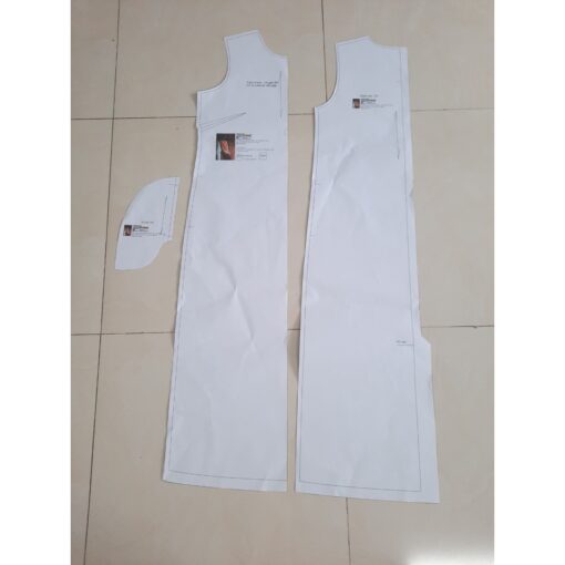 Rập giấy A0 may đầm nữ mã 138 - Hình ảnh 6