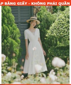 Rập giấy A0 mã 272 - may đầm cổ tim chéo