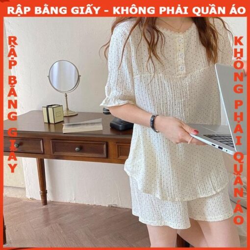 Rập giấy A0 mã 1511 - bộ đùi mặc nhà