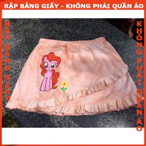 Rập mã R186 - chân váy lưng thun cho bé