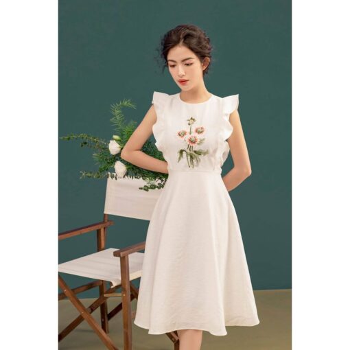 Rập giấy A0 836 - đầm xòe cánh tiên