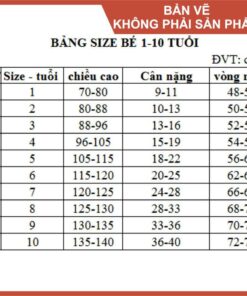 Alternative view of Rập giấy A0 bộ đùi thun bé trai mã B22