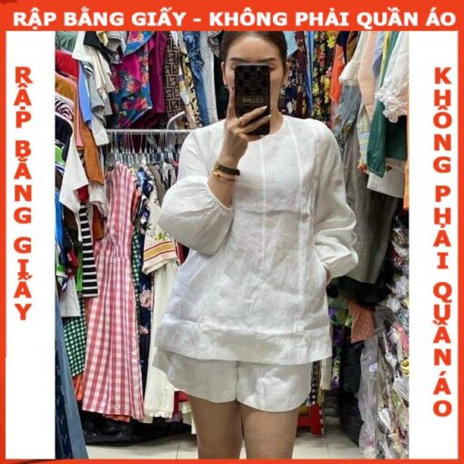Rập giấy A0 bộ linen tay phồng mã 1598 - Hình ảnh 5