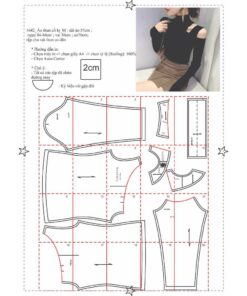 Alternative view of Rập giấy A0 mã 1642 - áo thun cổ lọ