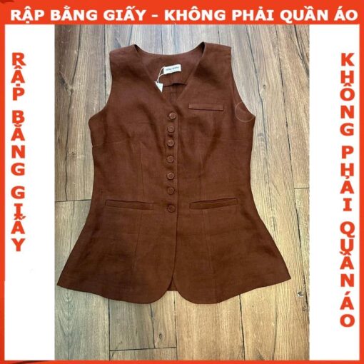 Rập giấy A0 mã 278 - áo ghi lê dáng dài