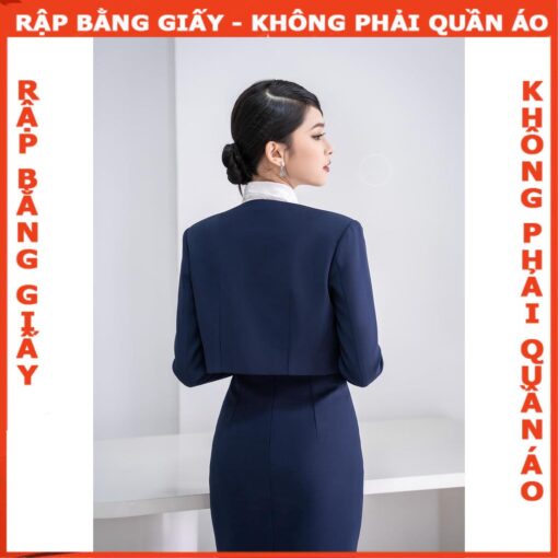 Rập giấy A0 mã 1608 - set váy và áo khoác ngoài - Hình ảnh 4