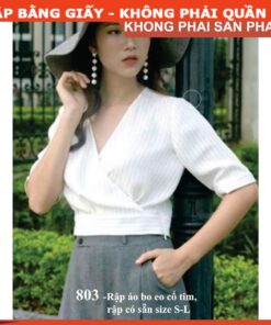 Rập giấy A0 áo croptop mã 803