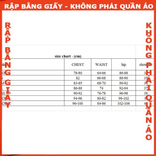 Rập giấy A0 mã 1577 - áo croptop - Hình ảnh 4