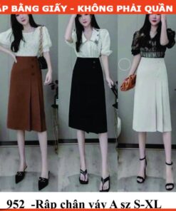 Rập giấy mã 952 - chân váy A