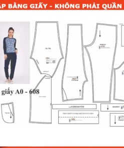 Rập mã 608 rập bộ thun tay ragpand