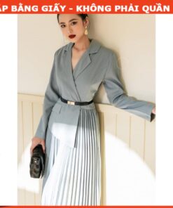 Rập giấy A0 may ddaafm giả vest mã 1495