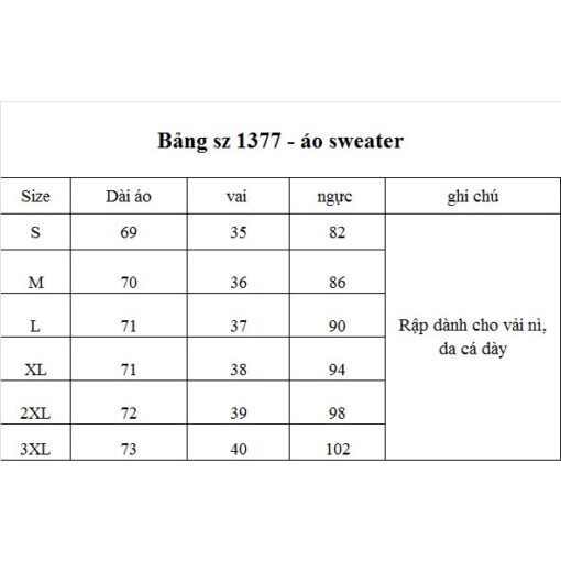 Rập  giấy A0 mã 1377 - áo sweater - Hình ảnh 3