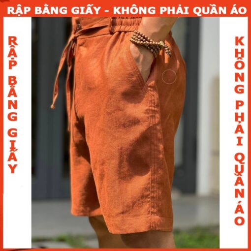 Rập giấy A0 mã B78 - quần lửng nam trước dây kéo sau thun