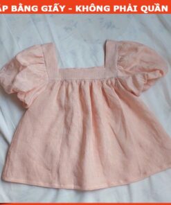 Rập giấy A0 mã 1707- Rập áo cổ vuông( bản vẽ)