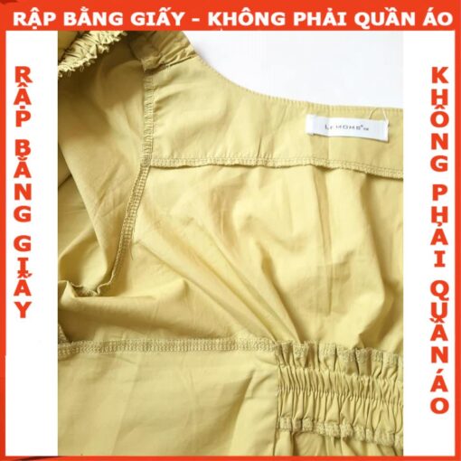 Rập giấy mã 1044- áo tay phồng cổ U - Hình ảnh 6