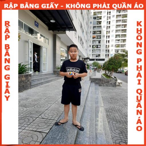 Rập giấy A0 bộ đùi bé trai mã B34 - Hình ảnh 2