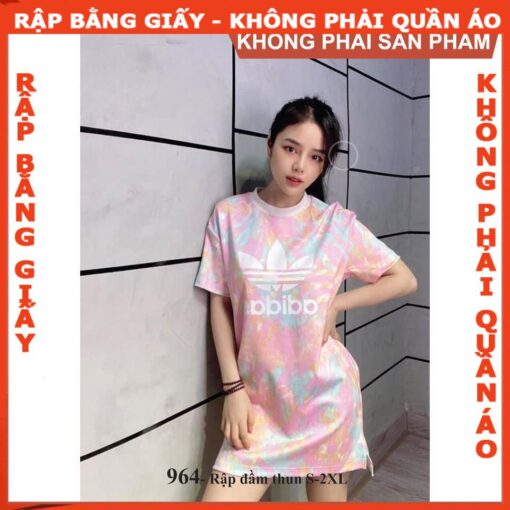 Rập đầm thun 964-  rập đầm suông