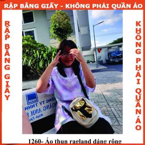 Rập áo thun tay ragland mã 1260