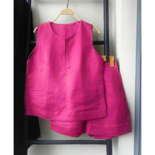 Rập giấy A0 bộ short linen mã 143 - Hình ảnh 3