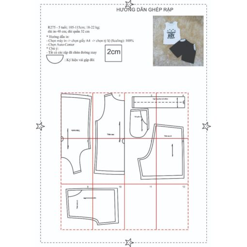 Rập bộ thun sát nách mã R275 - Hình ảnh 5