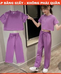 Rập giấy A0 mã R30 - bộ thun suông bé gái