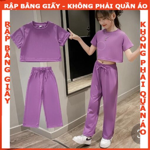 Rập giấy A0 mã R30 - bộ thun suông bé gái