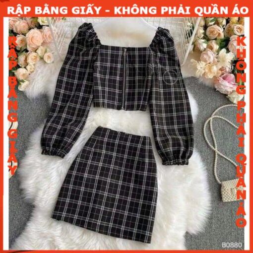 Rập giấy A0 mã 1328 - set váy áo nữ