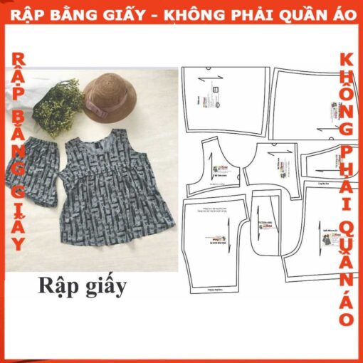 Rập giấy mã 661 - bộ đùi sát nách
