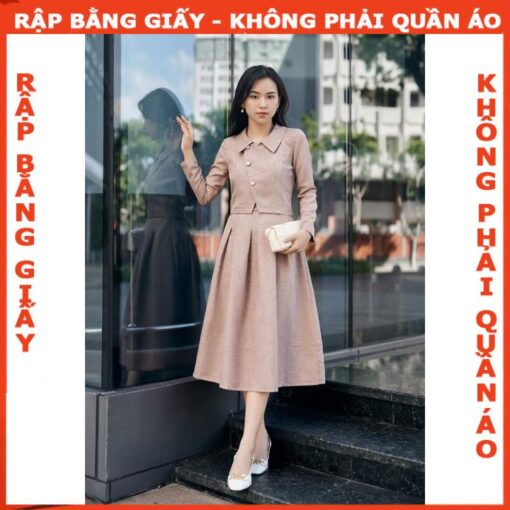 Rập giấy A0 may áo cổ nhật mã 1485 - Hình ảnh 2