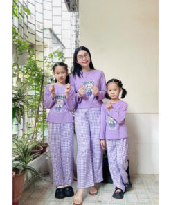 Alternative view of Rập giấy mã R42 - bộ quần suông áo thun tay dài