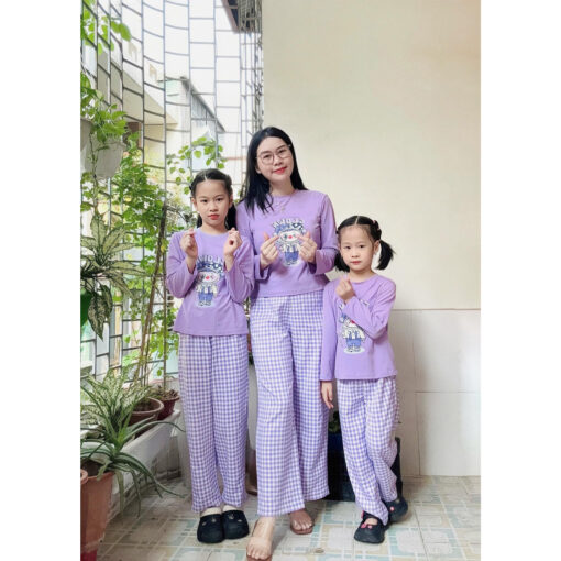 Rập giấy mã R42 - bộ quần suông áo thun tay dài - Hình ảnh 2