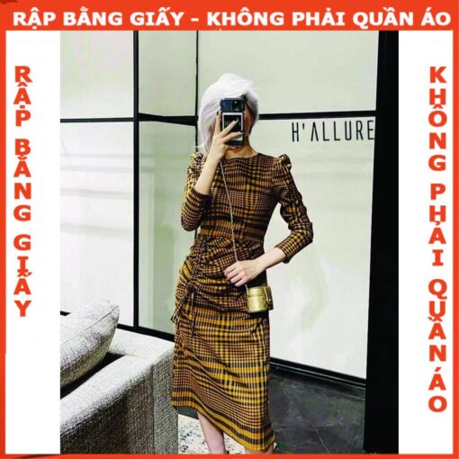 Rập giấy A0 mã 1168 - đầm tay dài