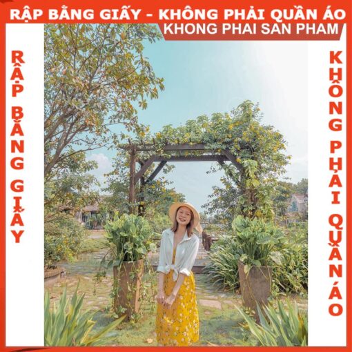 Rập giấy A0 mã 979 - đầm dây - Hình ảnh 6