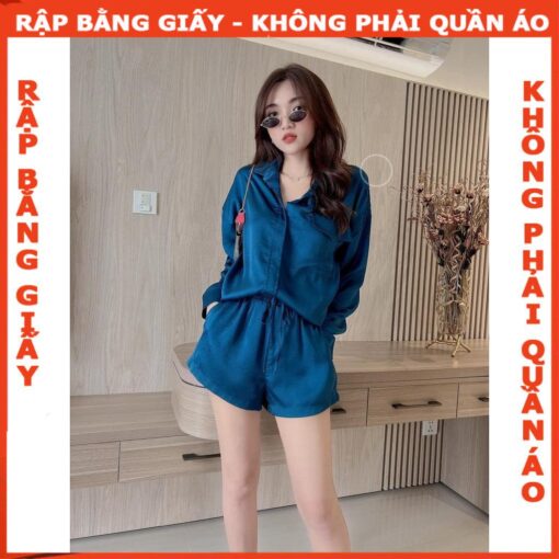 Rập giấy A0bộ sơ mi lưng thun mã 1638 - Hình ảnh 2