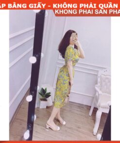 Alternative view of Rập giấy A0 đầm xoắn eo mã 754