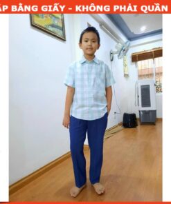 Alternative view of Rập Giấy mã B40 - quần học sinh