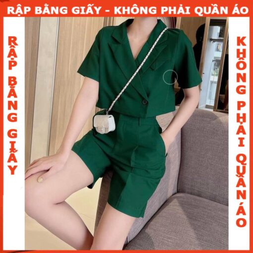 Rập giấy A0 bộ short mã 1637