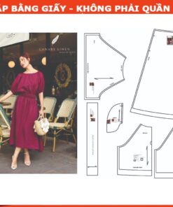 Rập giấy A0 mã 362 - Rập set váy áo