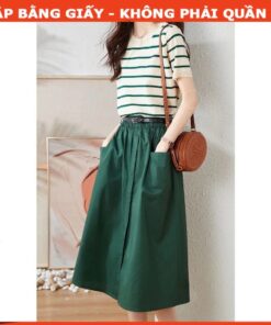 Rập giấy A0 mã 378 - chân váy lưng thun