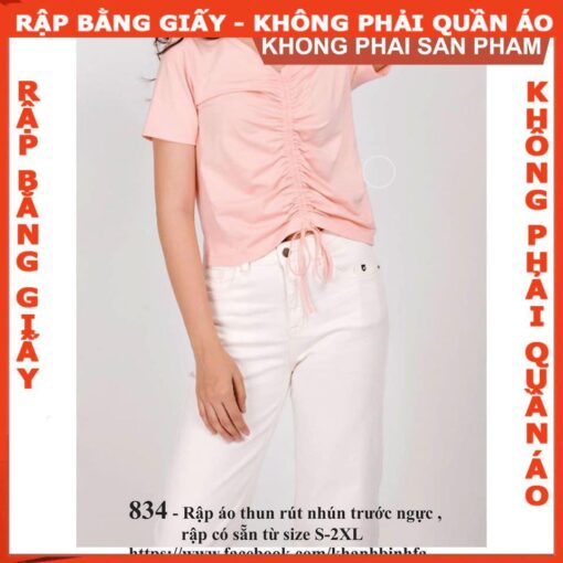 Rập giấy A0 mã 834 - rập áo thun