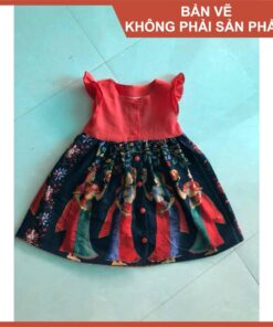 Alternative view of Rập giấy A0 mã R400 - đầm cánh tiên cho bé