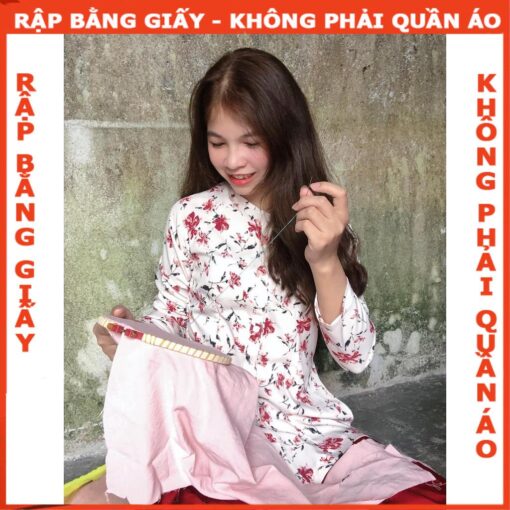 Rập giấy A0 bô bà ba cổ tròn mã AD35 - Hình ảnh 6