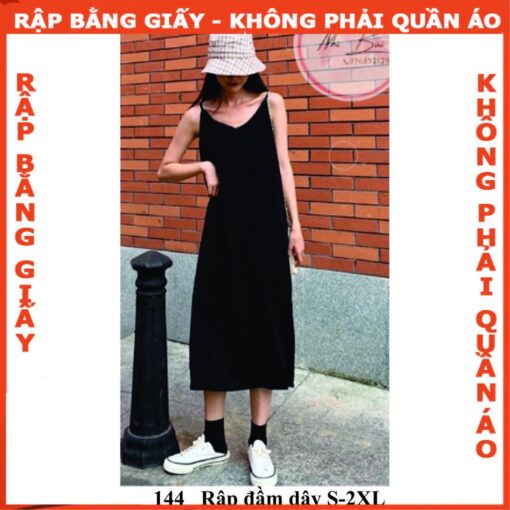 Rập giấy A0 đầm dây
mã 144 - Hình ảnh 2