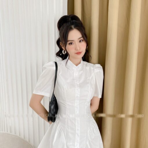 Rập giấy A0 mã 76 - đầm sơ mi - Hình ảnh 4
